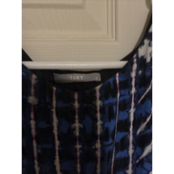 TART Woman's Blue, Black & White Sleeveless Dress - Size Small - Picture 4 of 5
